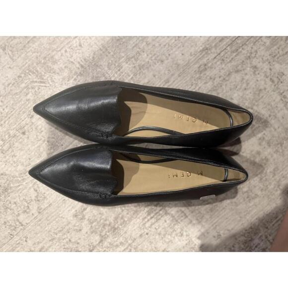 M Gemi Stellato Leather Women’s Flats size 39 - Picture 1 of 4